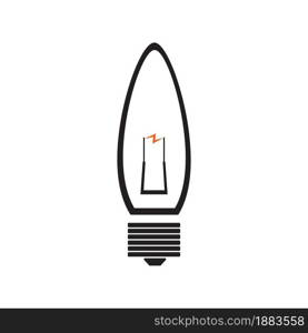 lamp logo stock illustration design