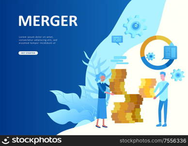 Landing page template people business app, file protection merger, focus group research and career growth cooming soon start up and solution. Vector illustration concept website mobile development. Landing page template people business app, file protection merger, focus group research and career growth cooming soon start up and solution. Vector illustration concept website mobile