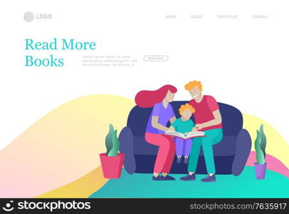 landing pages set with Collection of family hobby activities. Mother, father and children spend time together. Cartoon vector illustration. landing pages set with Collection of family hobby activities. Mother, father and children spend time together. Cartoon vector