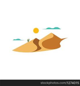 landscape desert vector illustration design