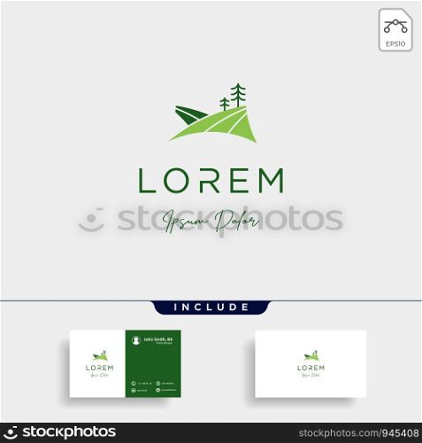 Landscape Logo design for landscaping company. Landscape Logo design for landscaping vector icon