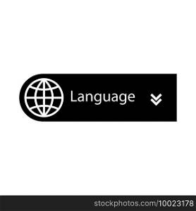 Language icon,vector symbol logo design