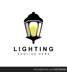 Lantern L&Logo Design, Life Lighting Vector, L&Logo Illustration, Product Brand