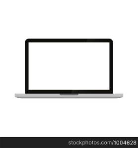 Laptop computer device. Vector techonoly illustration. Vector. Laptop computer device