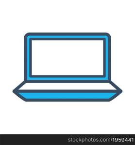 Laptop flat icon