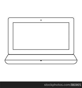 Laptop icon .