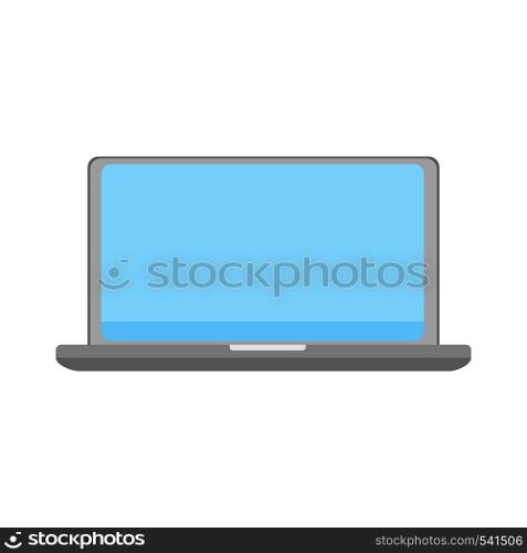 Laptop icon. Computer symbol. Information Technology, PC button. Flat style vector character illustration isolated on white background. Laptop icon. Computer symbol. Information Technology, PC button.
