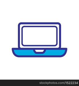 laptop icon logo illustration design