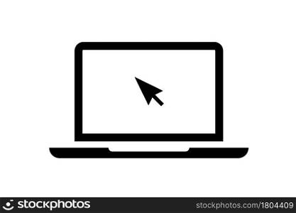 Laptop icon symbol simple design