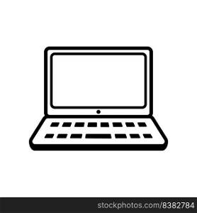 Laptop icon vector.