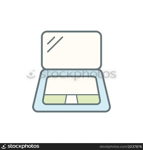 Laptop icon vector design templates on white background