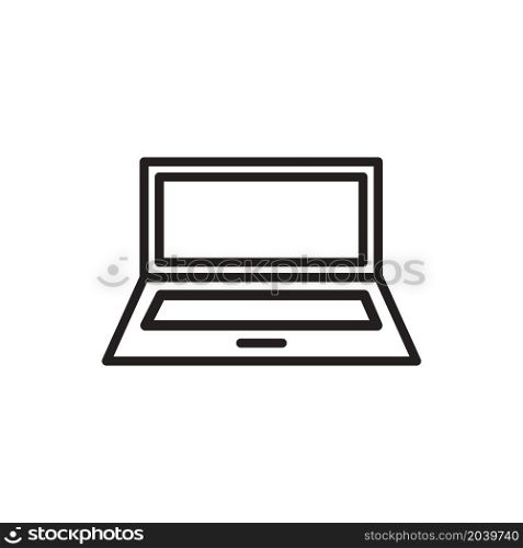 laptop icon vector design templates white lion background