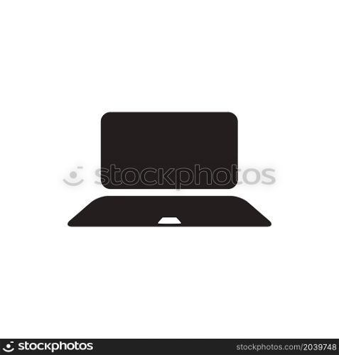 laptop icon vector design templates white lion background