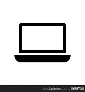 Laptop icon vector template