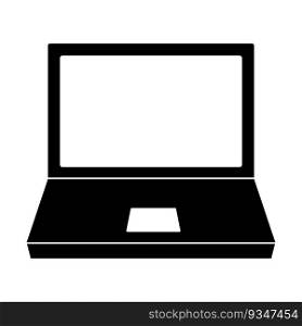 laptop icon vector template illustration logo design