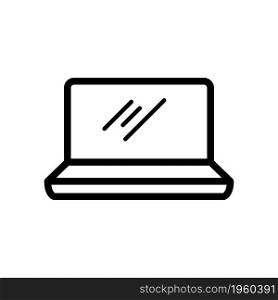 Laptop line icon