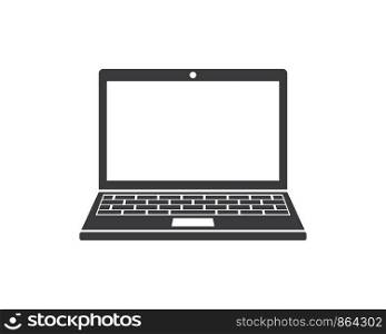 laptop logo icon vector illustration design