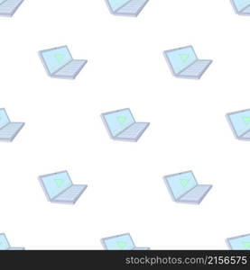 Laptop pattern seamless background texture repeat wallpaper geometric vector. Laptop pattern seamless vector