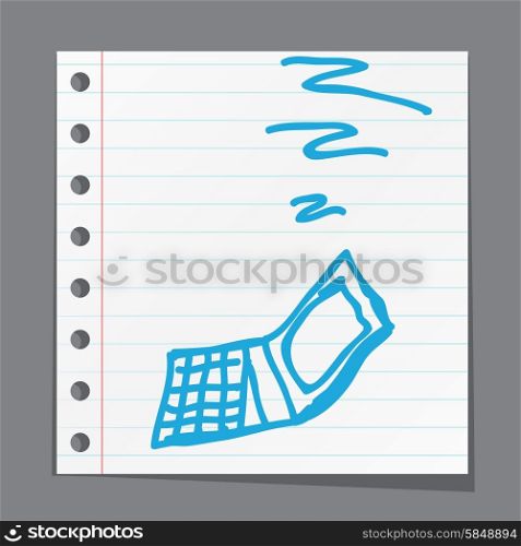 Laptop sketch