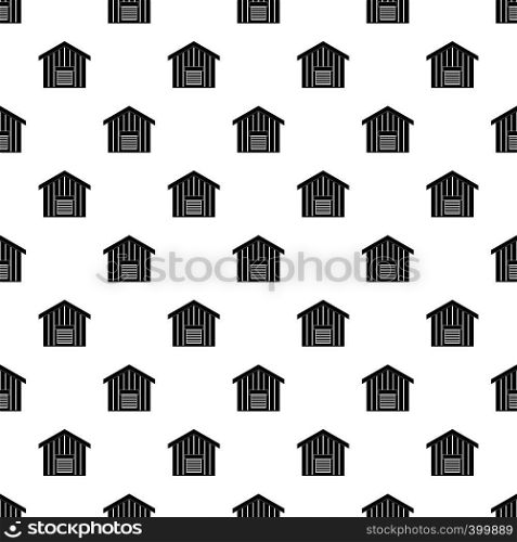 Large barn pattern. Simple illustration of large barn vector pattern for web. Large barn pattern, simple style