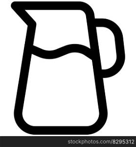 Large pitcher for storing and pouring liquids.