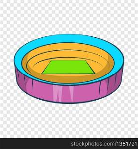 Large round stadium icon in cartoon style isolated on background for any web design . Large round stadium icon, cartoon style