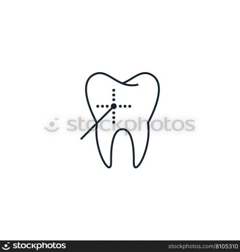 Laser whitening creative icon from dental icons Vector Image