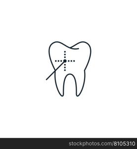 Laser whitening creative icon from dental icons Vector Image