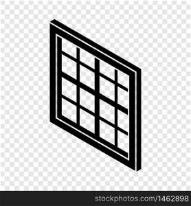 Lattice window frame icon. Simple illustration of lattice window frame vector icon for web. Lattice window frame icon, simple black style