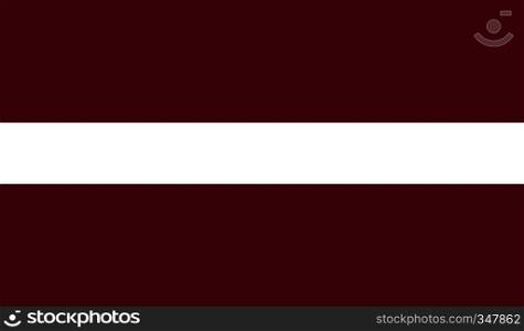 Latvia flag image for any design in simple style. Latvia flag image