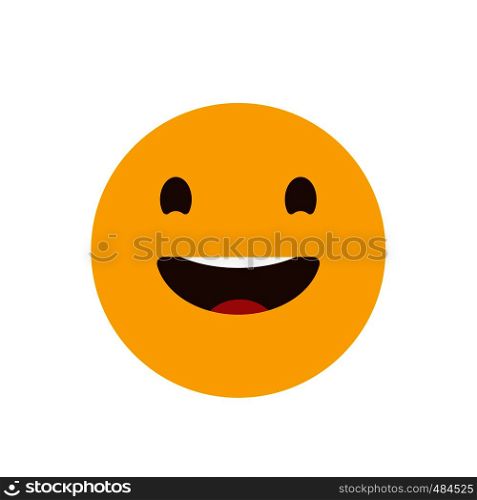 Laughing Emoji icon design vector