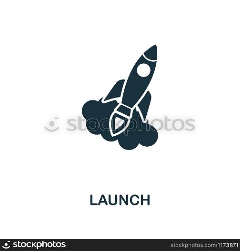 Launch icon. Premium style design from crowdfunding collection. UX and UI. Pixel perfect launch icon. For web design, apps, software, printing usage.. Launch icon. Premium style design from crowdfunding icon collection. UI and UX. Pixel perfect launch icon. For web design, apps, software, print usage.