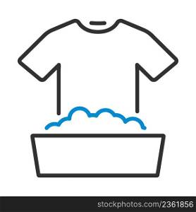 Laundry Clothes Icon. Editable Bold Outline With Color Fill Design. Vector Illustration.