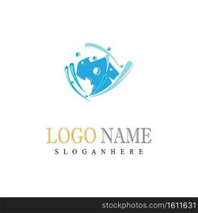 Laundry Logo Template vector symbol nature