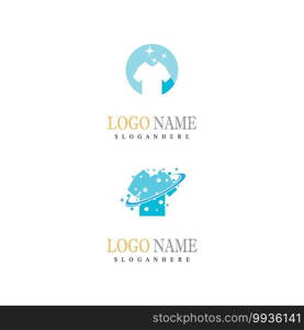 Laundry Logo Template vector symbol nature