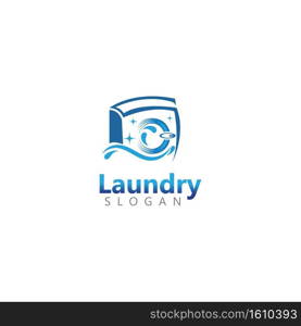 Laundry machine logo. Good for business illustration template design