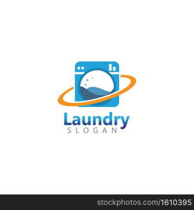 Laundry machine logo. Good for business illustration template design