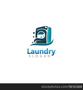 Laundry machine logo. Good for business illustration template design