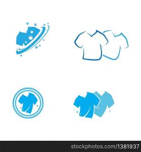 Laundry vector icon design template