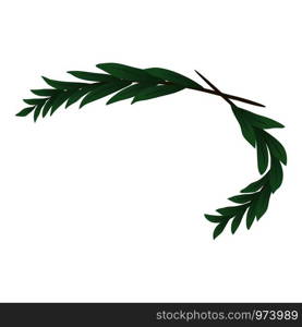 Laurel wreath icon. Isometric illustration of laurel wreath vector icon for web. Laurel wreath icon, isometric style