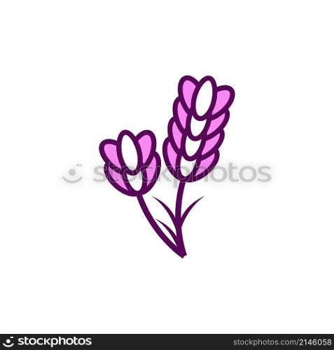 lavender icon vector design templates white on background