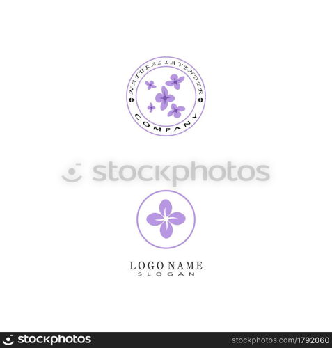 Lavender Logo Template vector symbol nature