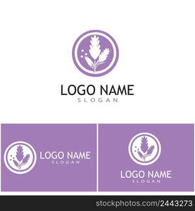 Lavender Logo Template vector symbol nature