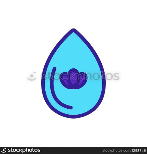 Lavender oil icon vector. Thin line sign. Isolated contour symbol illustration. Lavender oil icon vector. Isolated contour symbol illustration