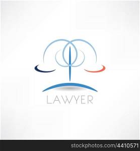 law abstraction icon