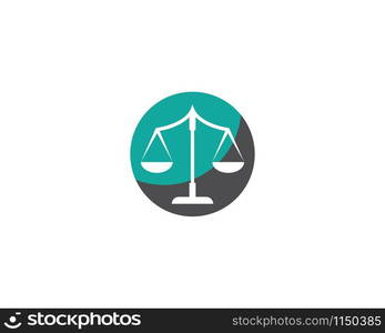 Law firm logo ilustration vector template