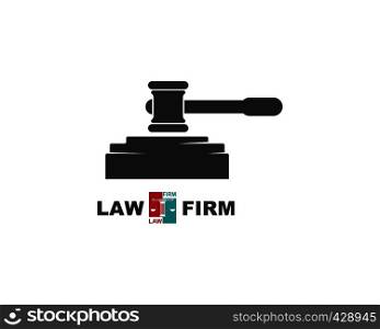 law logo vector template design