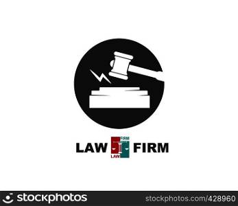law logo vector template design