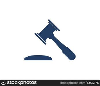 Law office logo vector template