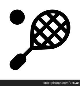 lawn tennis, icon on isolated background